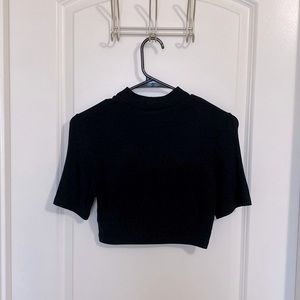 Black Shein Crop Top